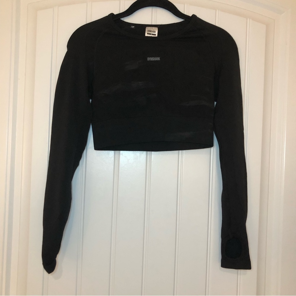 Gymshark Flex Sports Long Sleeve Crop Top Size Small